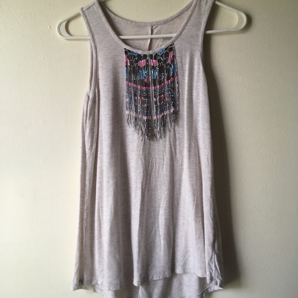 creamy/grey tank top